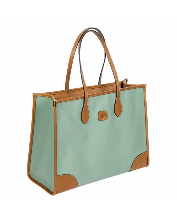  Bric's - Borsa Shopper in Tessuto Goffrato Opera Bag Tg. 