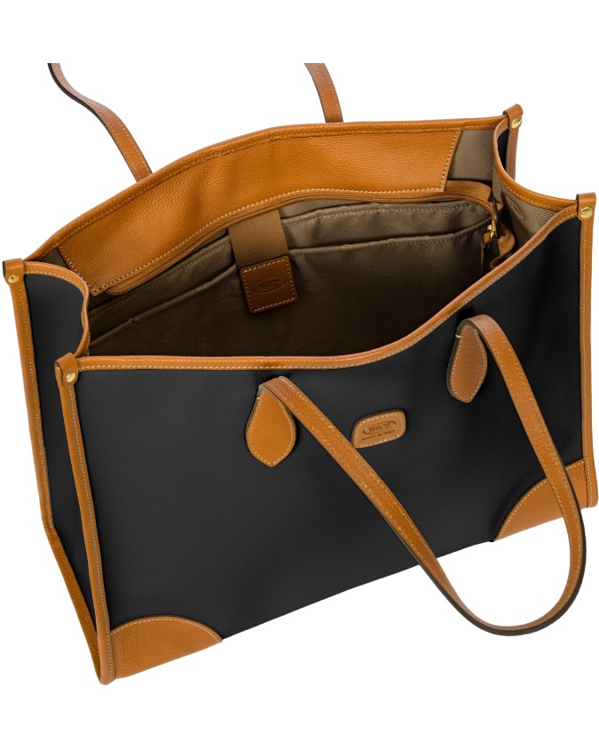  Bric's - Borsa Shopper in Tessuto Goffrato Opera Bag Tg. 