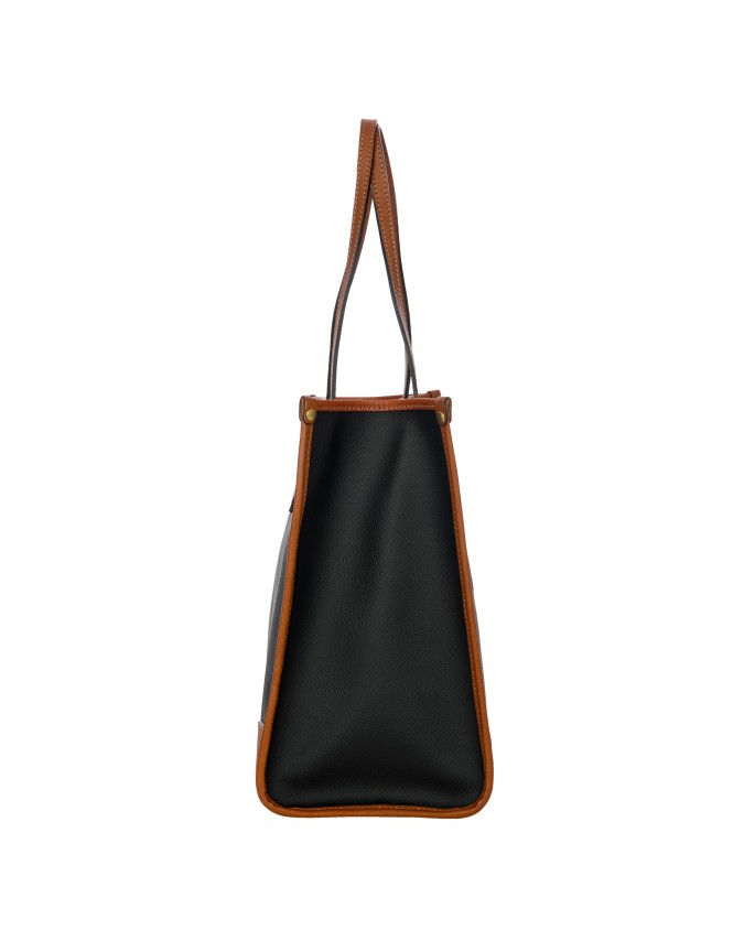  Bric's - Borsa Shopper in Tessuto Goffrato Opera Bag Tg. 