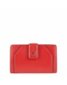  Piquadro - Portafoglio Donna in pelle con zip Muse - Rosso