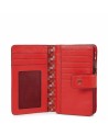  Piquadro - Portafoglio Donna in pelle con zip Muse - Rosso