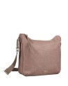  Ynot - Borsa hobo in tessuto ed ecopelle Tg. 