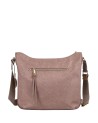 Ynot - Borsa hobo in tessuto ed ecopelle Tg. 