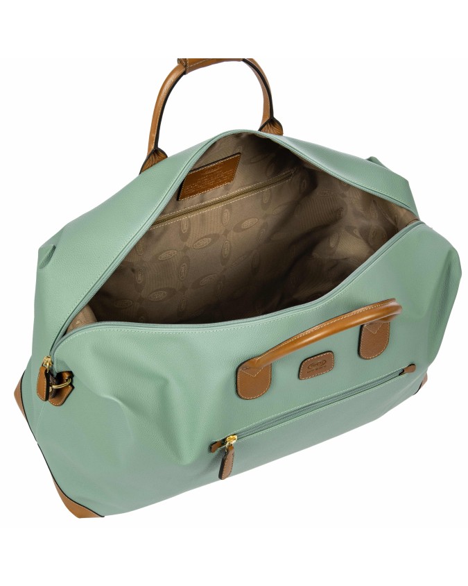  Bric's - Borsone Duffle Tg. L con Tracolla in Tessuto Goffrato