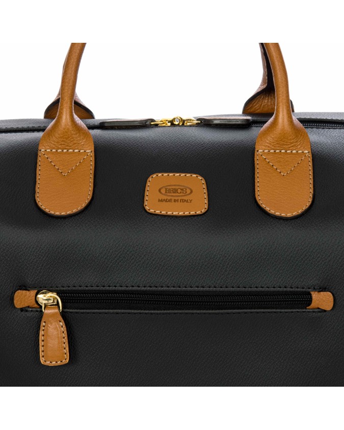  Bric's - Borsone Duffle Tg. M con Tracolla in Tessuto Goffrato