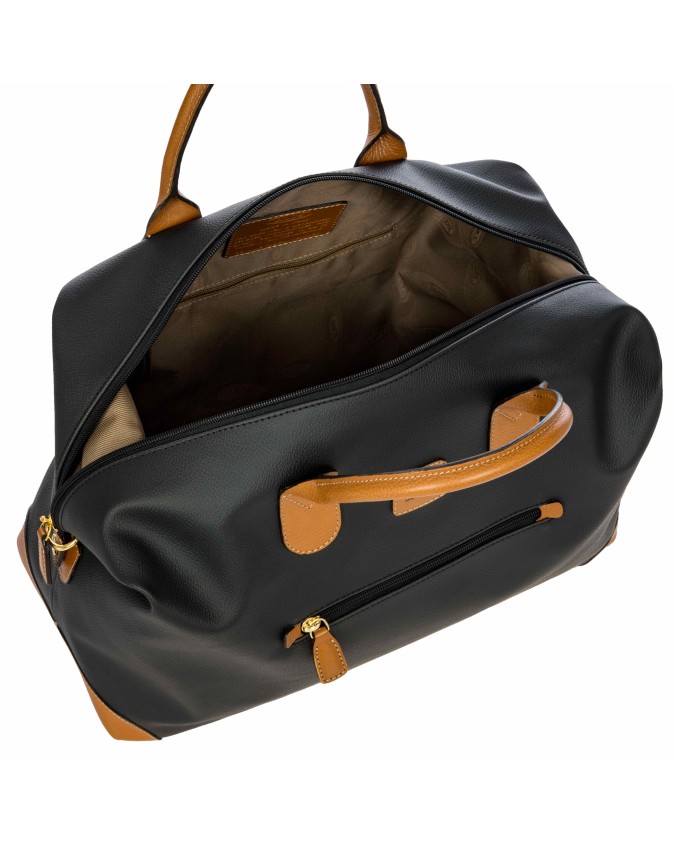  Bric's - Borsone Duffle Tg. M con Tracolla in Tessuto Goffrato