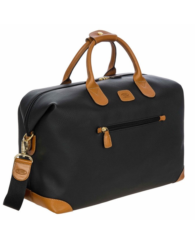 Bric's - Borsone Duffle Tg. M con Tracolla in Tessuto Goffrato
