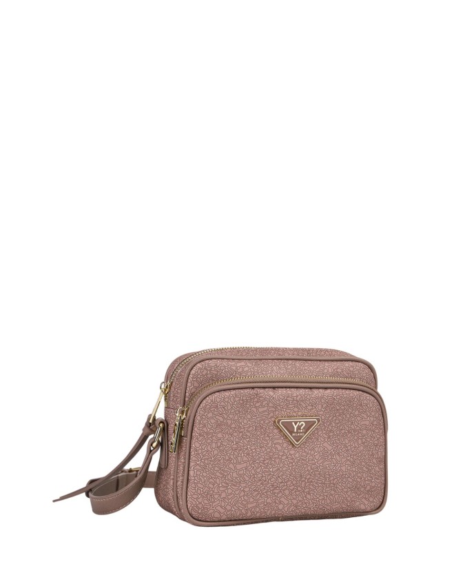  Ynot - Borsa a tracolla camera bag a due zip Tg. 