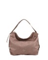  Ynot - Borsa a mano Tg. XL in tessuto logato ed ecopelle Cloud