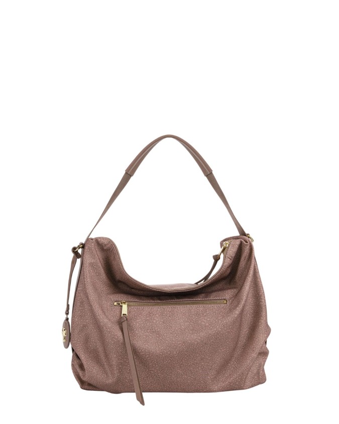 Ynot - Borsa a mano Tg. XL in tessuto logato ed ecopelle Cloud