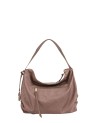  Ynot - Borsa a mano Tg. XL in tessuto logato ed ecopelle Cloud