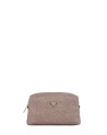  Ynot - Beauty case da viaggio in tessuto logato ed ecopelle