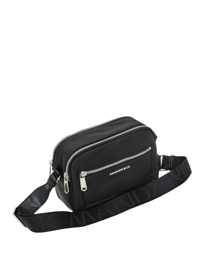  Mandarina Duck - Borsa Reporter con Doppio Comparto in Nylon