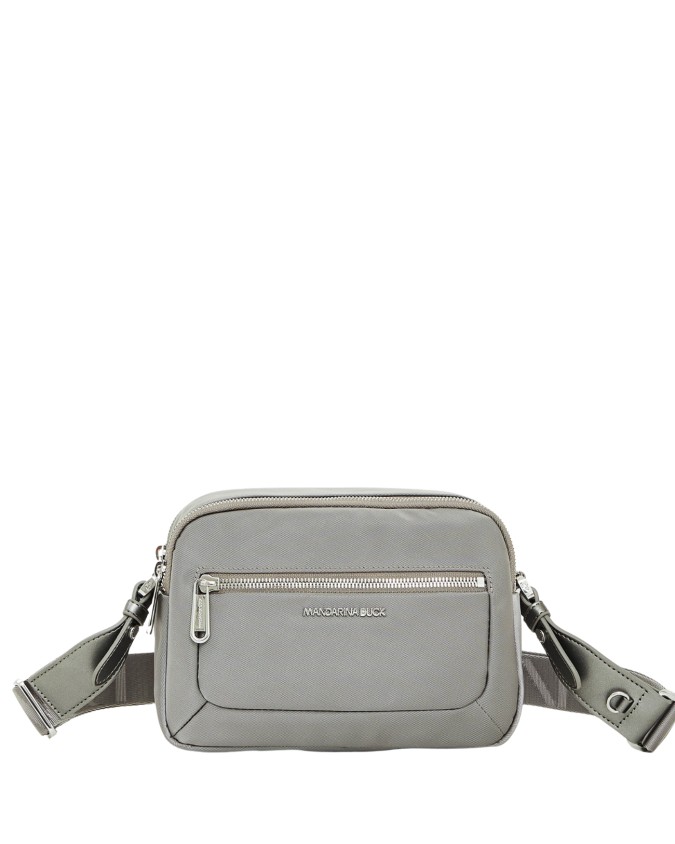  Mandarina Duck - Borsa Reporter con Doppio Comparto in Nylon