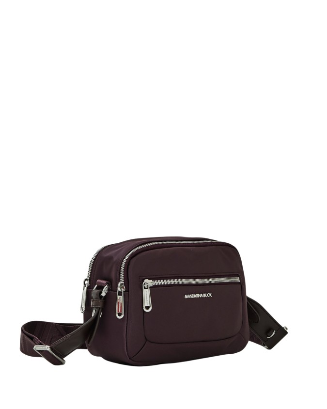  Mandarina Duck - Borsa Reporter con Doppio Comparto in Nylon