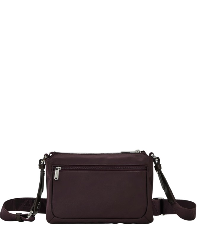  Mandarina Duck - Borsa a Tracolla con Tre Scomparti in Nylon