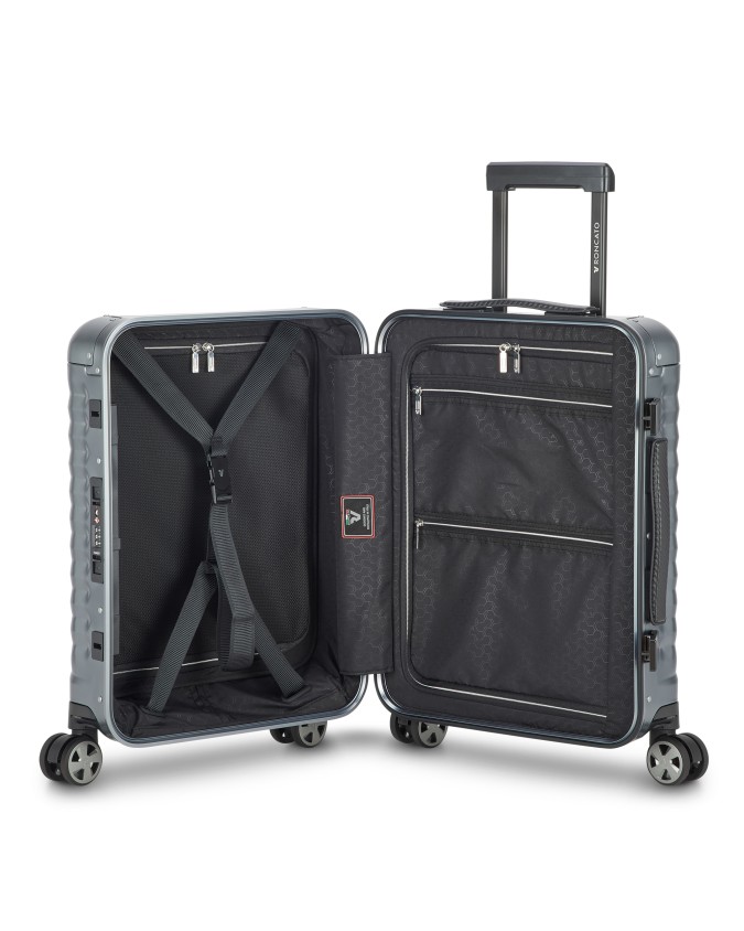  Roncato - Trolley Cabina 55 cm in Alluminio 4 Ruote Uno Al