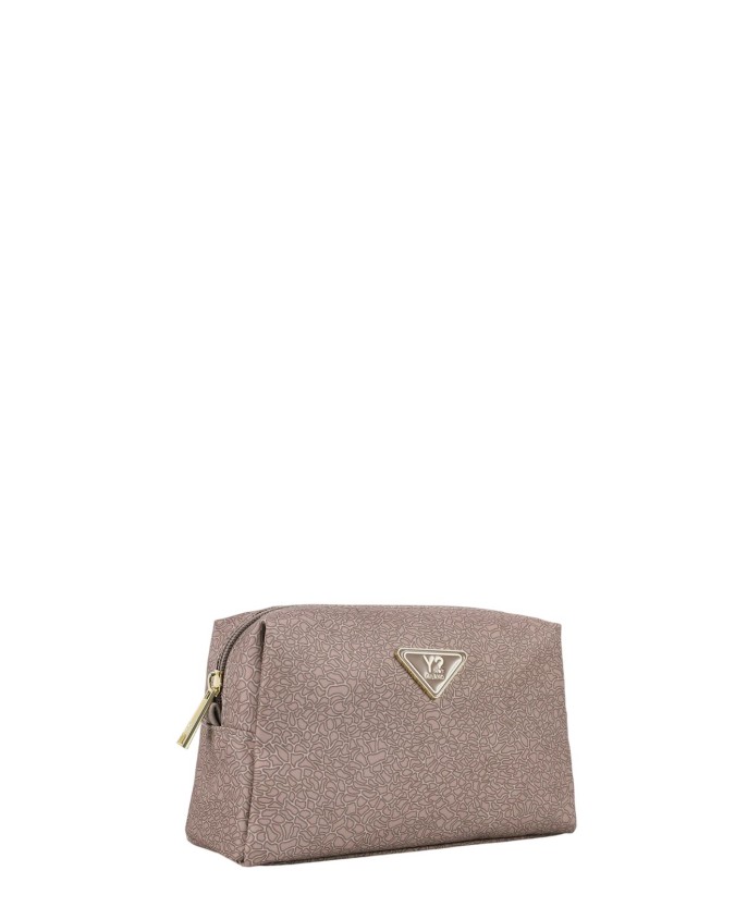  Ynot - Beauty case scomparto unico in tessuto logato ed