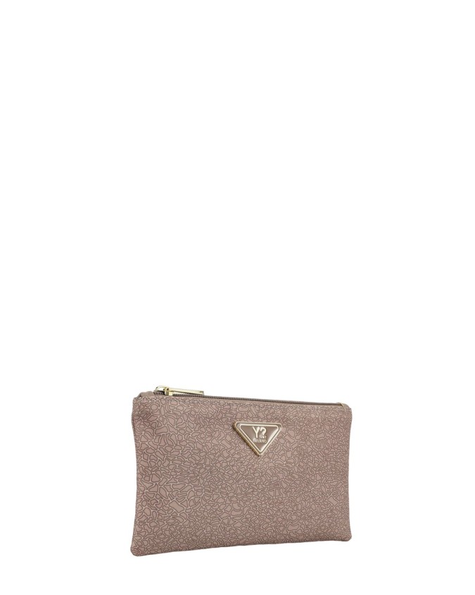  Ynot - Pochette bustina Tg. M in tessuto logato ed ecopelle