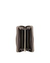  Ynot - Portafoglio donna zip around in tessuto logato ed