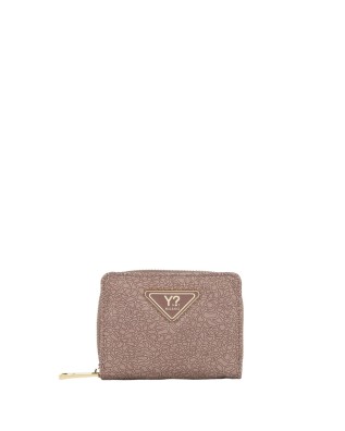 Ynot – Damenbrieftasche, Größe S, aus Stoff mit Logo und
