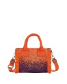  Ynot - Borsa a mano Tg. S in nylon con frange e tracolla in