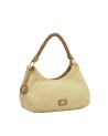 Ynot - Borsa Hobo Donna con Manico Intrecciato Tg. 