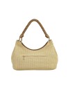  Ynot - Borsa Hobo Donna con Manico Intrecciato Tg. 