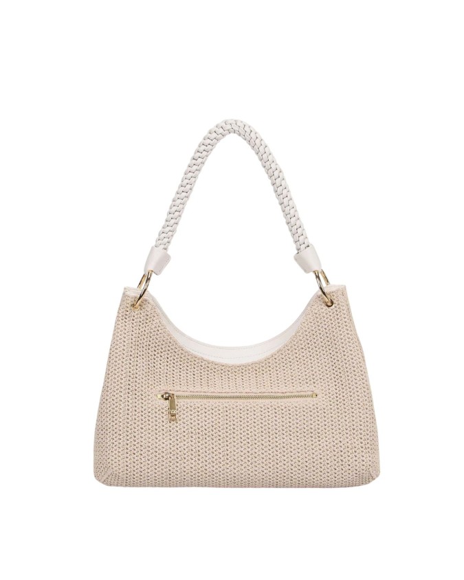 Ynot - Borsa Hobo Donna con Manico Intrecciato Tg. 