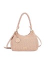 Ynot - Borsa Hobo Donna con Manico Intrecciato Tg. 