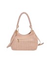  Ynot - Borsa Hobo Donna con Manico Intrecciato Tg. 