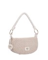  Ynot - Borsa hobo con manico intrecciato Tg. 