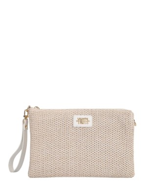 Ynot - Clutch with wrist strap and shoulder strap, Size M, in