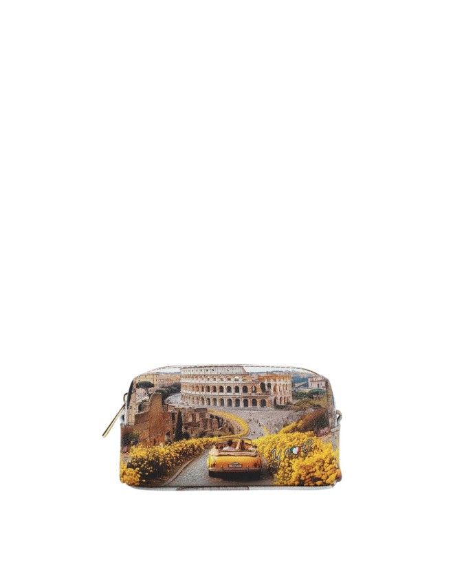  Ynot - Beauty Case Tg. XS donna in ecopelle stampa città Yesbag