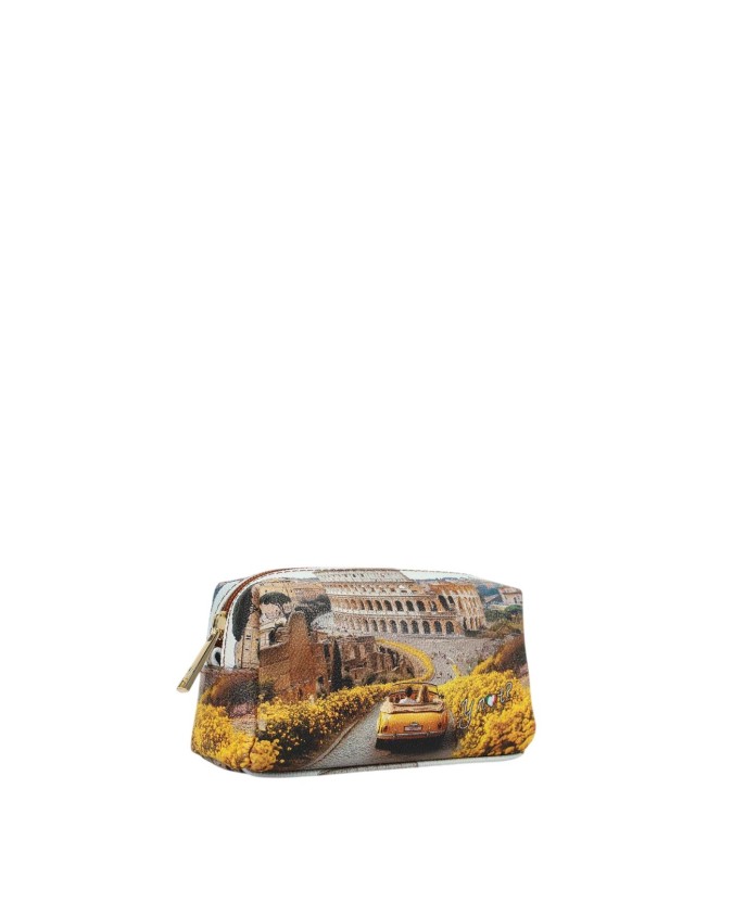  Ynot - Beauty Case Tg. XS donna in ecopelle stampa città Yesbag