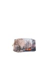  Ynot - Beauty Case Tg. XS donna in ecopelle stampa città Yesbag