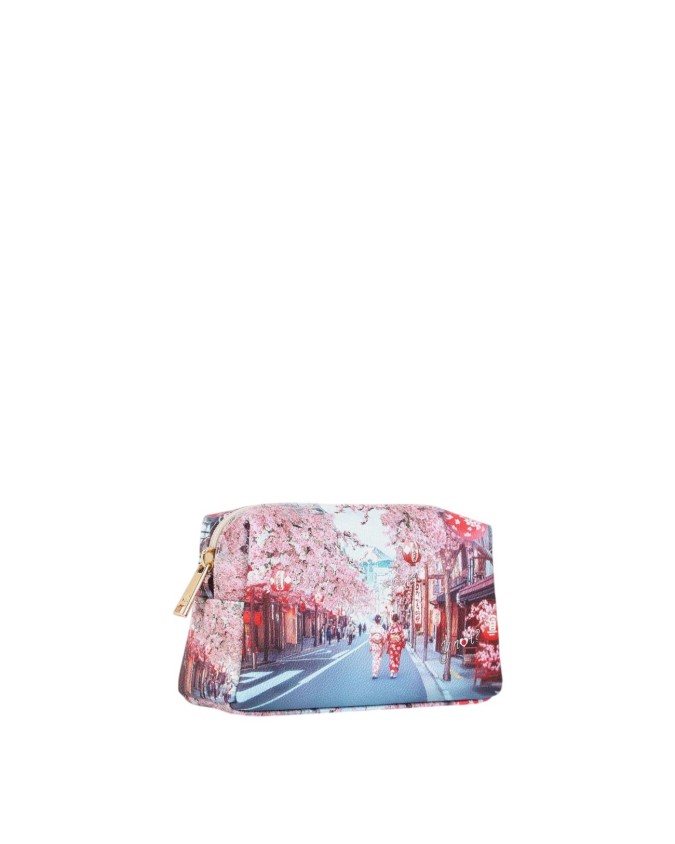  Ynot - Beauty Case Tg. S donna in ecopelle stampa città Yesbag