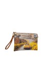  Ynot - Clutch Tg. S con tracolla in ecopelle stampa città