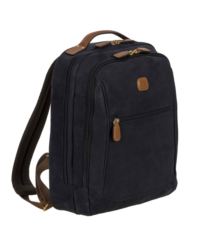  Bric's - Zaino Porta Pc 15.6" con Tasca Posteriore in Tessuto