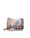 Ynot - Drawstring Bag with Ribbon Shoulder Strap, Size M, in