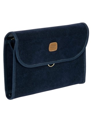  Bric's - Necessaire Tri Fold Grande in Tessuto Scamosciato Life 2
