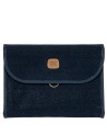  Bric's - Necessaire Tri Fold Grande in Tessuto Scamosciato Life