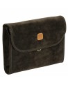  Bric's - Necessaire Tri Fold Grande in Tessuto Scamosciato Life
