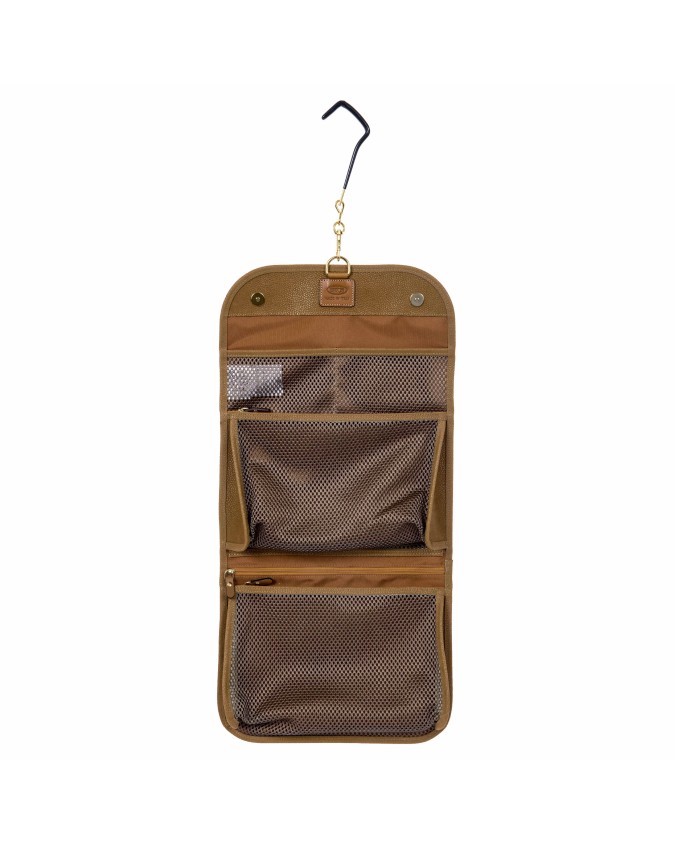  Bric's - Necessaire Tri Fold Grande in Tessuto Scamosciato Life