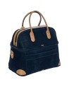  Bric's - Beauty Case con Doppio Manico in Tessuto Scamosciato