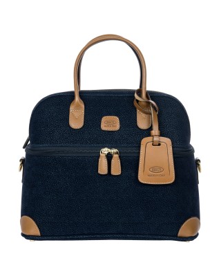 Bric's - Kosmetiktasche mit zwei Griffen aus Life-Wildleder