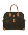  Bric's - Beauty Case con Doppio Manico in Tessuto Scamosciato