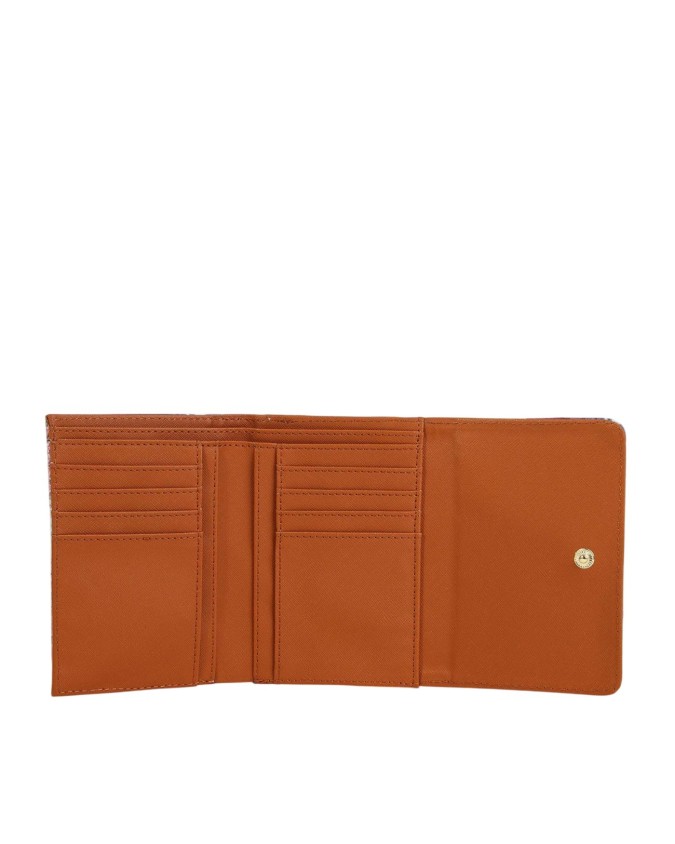  Ynot - Portafoglio Donna Tg. XS con Patta in Ecopelle Stampa
