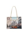  Ynot - Borsa a spalla shopping square Tg. 