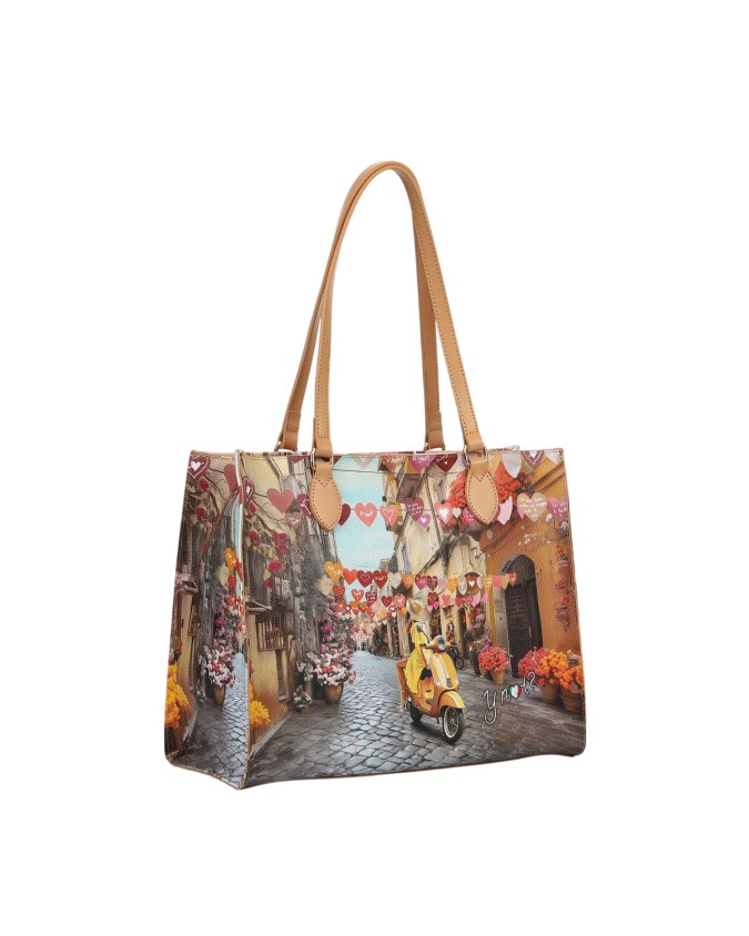  Ynot - Borsa a spalla shopping square Tg. 